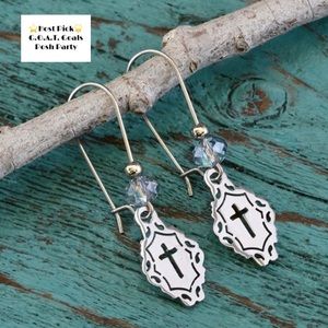 🌟Host Pick‼️🌟 Stainless Steel Cross Earrings